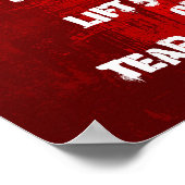 Zitat zur inspirierenden Typografie über das Selbs Poster (Ecke)