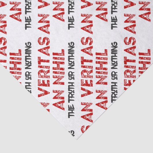 Zitat zur lateinischen Wahrheit Seidenpapier (Ausschnitt)