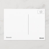 Zitat zur Liebe auf Türkis Postkarte (Rückseite)