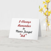 Zitat zur Liebe - Ich erinnere mich immer daran, u Karte (Gelbe Blume)