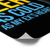 Zitat zur lustigen Scheidung - Ich mag mein Bier s Poster (Ecke)