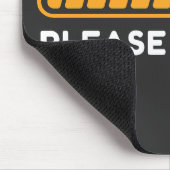 Zitat zur lustigen Schwangerschaft Mousepad (Ecke)