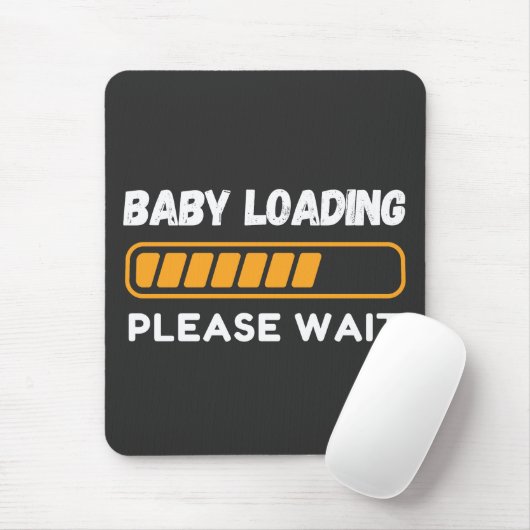 Zitat zur lustigen Schwangerschaft Mousepad (Mit Mouse)