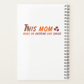 Zitat zur Mama von Kaffee - Koffein Chaos Notizblock (Rückseite)