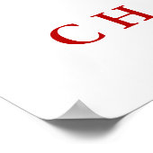 Zitat zur Motivierend Herausforderung von Wild Tig Poster (Ecke)