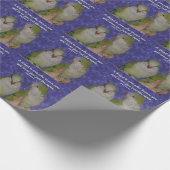 Zitat zur Partnerschaft mit Quaker Parrot Geschenkpapier (Ecke)