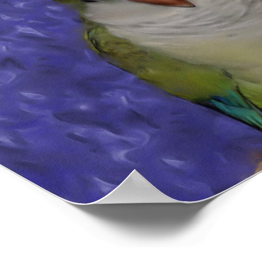 Zitat zur Partnerschaft mit Quaker Parrot Poster (Ecke)