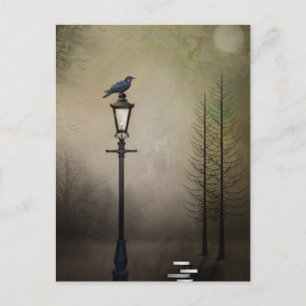 Zitat zur Raven Postkarte