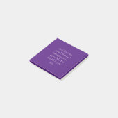 Zitat zur Schrift 1 John 5 11 Post-it Klebezettel (angewinkelt)