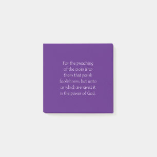 Zitat zur Schrift 1 Korinther 1 18 Post-it Klebezettel