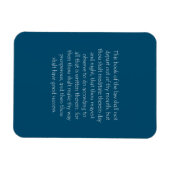 Zitat zur Schrift Joshua 1 8 Magnet (Horizontal)