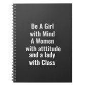 Zitat zur Stärkung der Rolle der Frau Notizblock (Vorderseite)