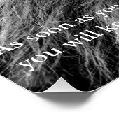 Zitat zur Vertrauensfrage Poster (Ecke)