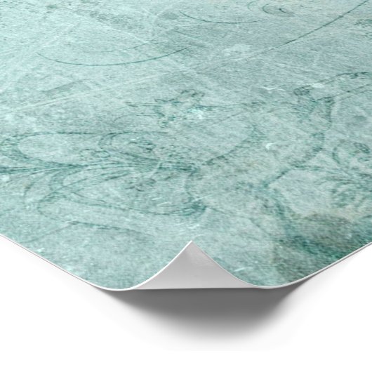 Zitat zur Vintagen Textur Poster (Ecke)