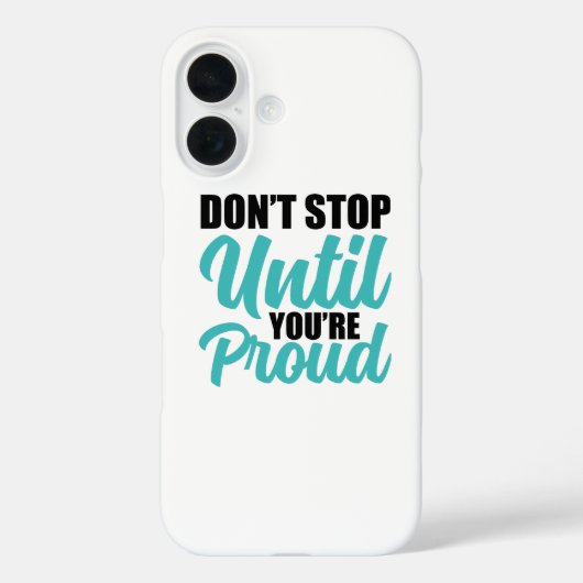 Zitat zur zielorientierten Verwirklichung Case-Mate iPhone Hülle (Rückseite)