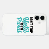 Zitat zur zielorientierten Verwirklichung Case-Mate iPhone Hülle (Rückseite (Horizontal))