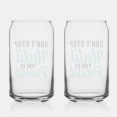 Zitat zur zielorientierten Verwirklichung Dosenglas (Rückseite)