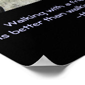 Zitat: Zwei braune Wildpferde Poster (Ecke)