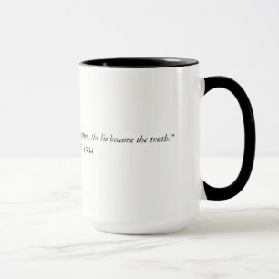 Zitat zwei Georges Orwell ab 1984 tonen Tasse