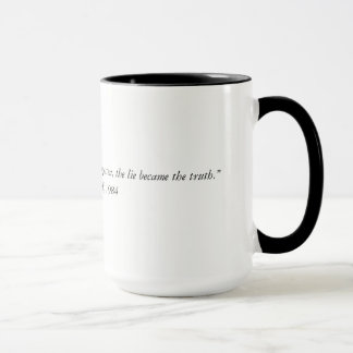 Zitat zwei Georges Orwell ab 1984 tonen Tasse