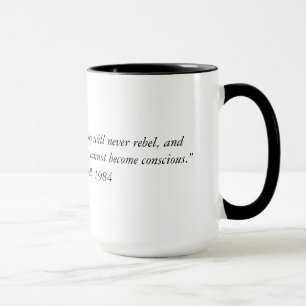 Zitat zwei Georges Orwell ab 1984 tonen Tasse