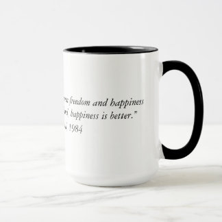 Zitat zwei Georges Orwell ab 1984 tonen Tasse