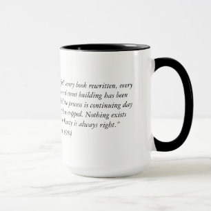 Zitat zwei Georges Orwell ab 1984 tonen Tasse