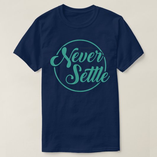 ZitatDesign nie regeln T-Shirt (Design vorne)