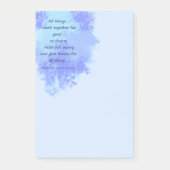 Zitate der Inspirationsbibliotheken Post-it Klebezettel (Vorderseite)