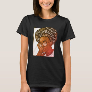 Zitate der schwarzen Geschichte - Melanin-Frau T-Shirt