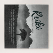 Zitate der Yoga-Mediationslehrer von B&W Reiki Mas Puzzle (Horizontal)