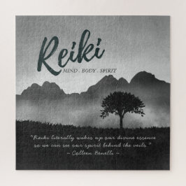 Zitate der Yoga-Mediationslehrer von B&W Reiki Mas Puzzle