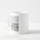 Zitate des Arztes Kaffeetasse (Vorderseite Links)
