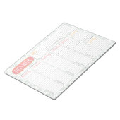 Zitate "Diese Woche" Wochenplaner Notizblock (angewinkelt)