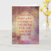 Zitate durch Rumi (Gruß-Karte) Karte (Gelbe Blume)