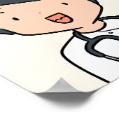 Zitate für Arztpraxis, Klinik Poster (Ecke)