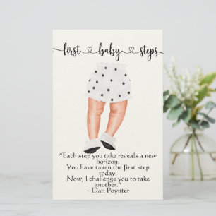 Zitate für Baby First Steps - Geschichten Briefpapier