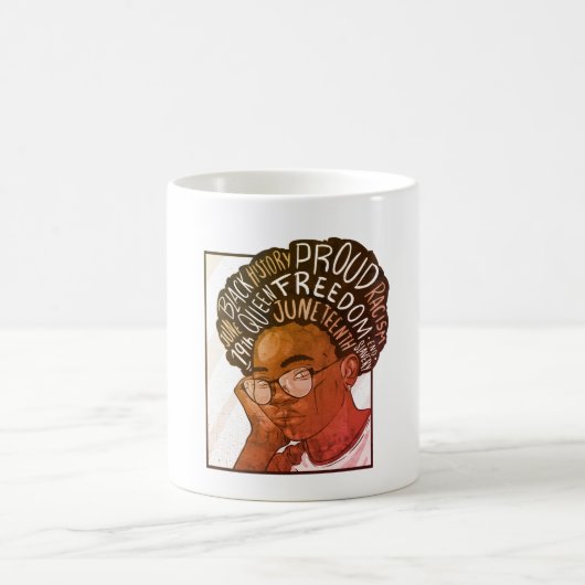 Zitate für die schwarze Geschichte - afrikanische  Kaffeetasse (Mittel)