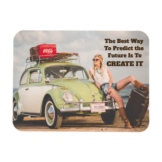 Zitate für Frauen in der Lebensarbeit Magnet (Horizontal)