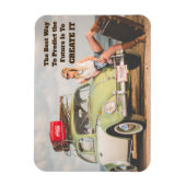 Zitate für Frauen in der Lebensarbeit Magnet (Vertikal)