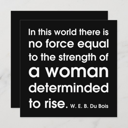 Zitate für Frauen ~ Motivierend Einladung (Vorne/Hinten)