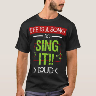 Zitate für inspirierende Musik für das Leben 1 T-Shirt