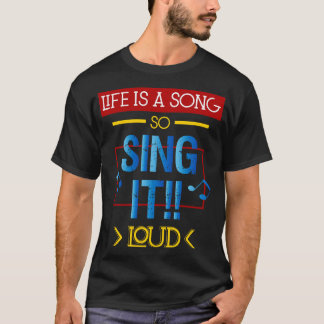 Zitate für inspirierende Musik T-Shirt