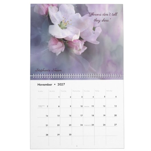Zitate für Lieben 2023 Kalender (Nov 2027)