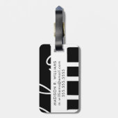 Zitate für Lieben IV Gepäckanhänger (Rückseite vertikal)