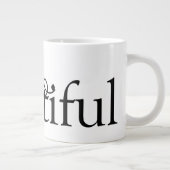 Zitate für Lieben IV Jumbo-Tasse (Rechts)