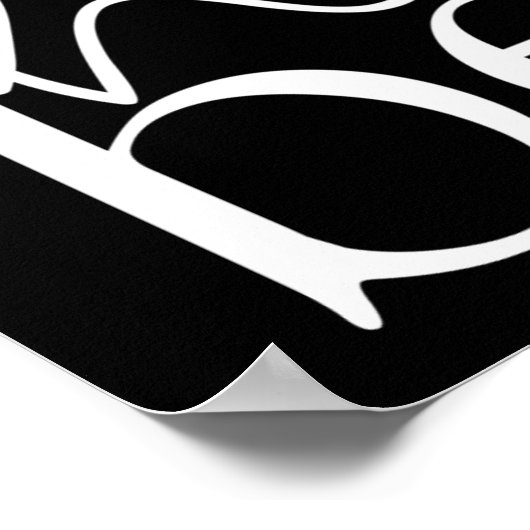 Zitate für Lieben IV Poster (Ecke)