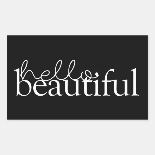 Zitate für Lieben IV Rechteckiger Aufkleber (Vorderseite)