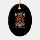 Zitate für Männer im Jahr 2021 für Feuerwehrleute Keramik Ornament (Vorne)