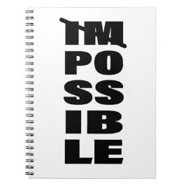 Zitate für unendliche Möglichkeiten Notizblock